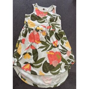 Tea Collection Girls Sleeveless‎ Tropical Dress Size 7 Summer Spring